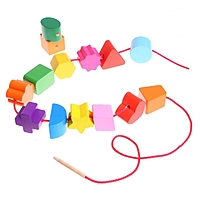 Счетный материал "Бусы" "Геометрия", 15 дет. 1-71