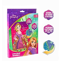 Алмазная мозаика для детей "Волшебная принцесса" Принцессы: Рапунцель