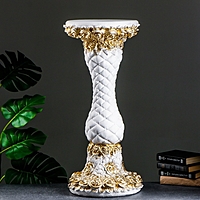 Колонна "Розы" белое золото, 85х40х40см