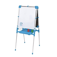 Мольберт двусторонний регулир по высоте 1, цвет голубой ДЗМ1/Г