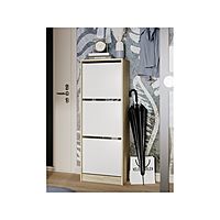 Обувница 3х ств Эдем-1, 490х280х1350, Дуб сонома/Белый жемчуг