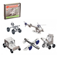 Конструктор металлический "10К" для уроков труда №2, 155 деталей