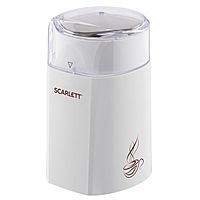 Кофемолка Scarlett SC-CG44506, электрическая, 160 Вт, 60 г, белая