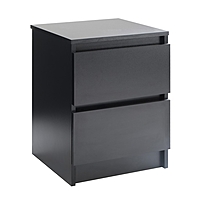Тумба прикроватная 2 Бетти, 400х420х554, Черный