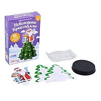 ЭВРИКИ Набор для опытов "Новогодние кристаллы", дед мороз и снегурочка