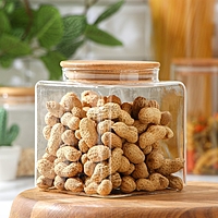 Банка для сыпучих продуктов "Эко" 1200 мл, 11х13 см