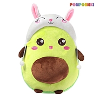 POMPOSHKI Мягкая игрушка Авокадо в шапочке зайчик
