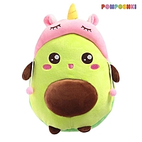 POMPOSHKI Мягкая игрушка Авокадо в шапочке единорог