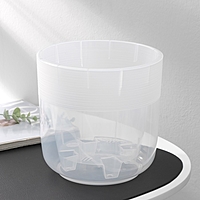 Кашпо со вставкой 4,5л d19см h19см "Линель", цвет прозрачный