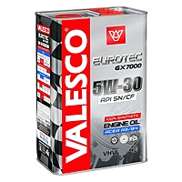 Масло моторное VALESCO Eurotec GX 7000 5W-30 4 л синт. мет.