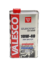 Масло моторное VALESCO Eurotec GX 5000 10W-40 1 л металл