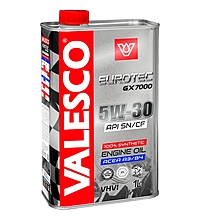 Масло моторное VALESCO Eurotec GX 7000 5W-30 1 л синт. мет.