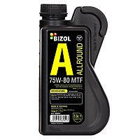 Трансмиссионное масло BIZOL Allround Gear Oil MTF 75W-80, синтетическое, 1 л