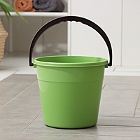 Ведро 5л d22см h19,5см круг, цвет салатовый
