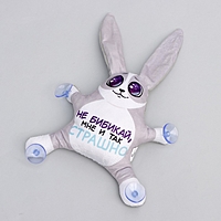 Автоигрушка на присосках "Не бибикай, мне и так страшно"