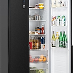 Холодильник Weissgauff WSBS 509 NFBX Inverter черный