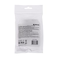 Сетевое зарядное устройство Defender EPA-13, 2 USB, 2.1 А, черное