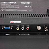Телевизор ASANO 32LH7030S, 32", 1366x768, DVB-T2/C/S2, HDMI 3, USB 2, SmartTV, чёрный