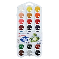 Акварель 24 цвета пластик ЗХК "Я - Художник!"