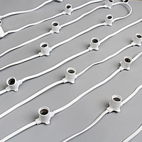 БЕЛТ ЛАЙТ PRO. IP65, 50 м, Н.Б., 2W, шаг 40 см, Е27, фиксинг, каучук, 220V