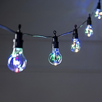 БЕЛТ ЛАЙТ DECOR. "Роса", IP44, 5 м, Н.Т. 2W, шаг 50 см, 10 насадок, 50 LED, 3V, МУЛЬТИ