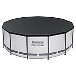 Бассейн Steel Pro Max 396х122см фильтр-насос лестница 5618W