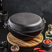 Котел 5 л "Magma" литой чугнный, с крышкой сковородой 9129522