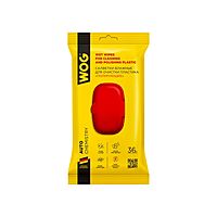 Салфетка влажная WOG для пластика, полирующая, 36 шт.