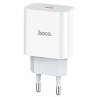Сетевое зарядное устройство Hoco C76A Plus, Type-C - PD/QC 20 Вт 3 А, белый