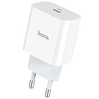 Сетевое зарядное устройство Hoco C76A Plus, Type-C - PD/QC 20 Вт 3 А, белый