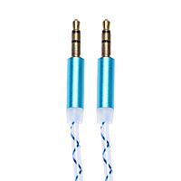 Кабель аудио AUX OXION AUX018, Jack 3.5 мм(m)-Jack 3.5 мм(m), 1м, синий
