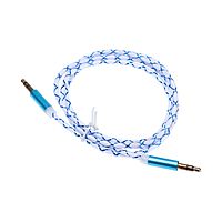 Кабель аудио AUX OXION AUX018, Jack 3.5 мм(m)-Jack 3.5 мм(m), 1м, синий