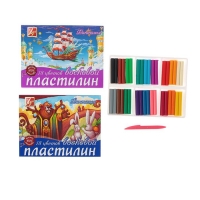 Пластилин мягкий (восковой) 18 цветов "Фантазия" 18 цветов, микс