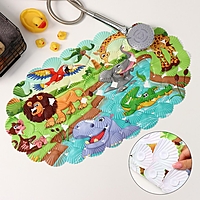 SPA-коврик для ванны 36х67 см "Звери Африки"