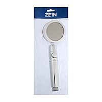 Лейка для душа ZEIN Z2349, с вентилятором, 1 режим, пластик/нержавеющая сталь, жёлтый/хром