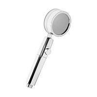 Лейка для душа ZEIN Z2349, с вентилятором, 1 режим, пластик/нержавеющая сталь, жёлтый/хром