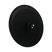 Лейка стационарная ZEIN Z2354, круглая, d=20 см, 1 режим, нержавеющая сталь, черная
