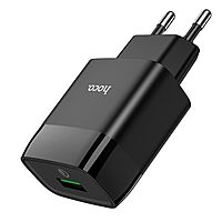 Сетевое зарядное устройство Hoco C72Q, 18 Вт, USB QC3.0 - 3 А, черный