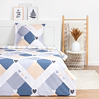 КПБ 1.5сп LoveLife "Нежность" 143*215 см,150*225 см,70*70 см-1 шт,125г/м2 сатин 7794075