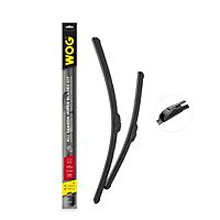 Щетка стеклоочистителя WOG 26"/650+16"/400 мм, бескаркасная, 2 шт.