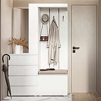Прихожая Крона, Белый/Белый
