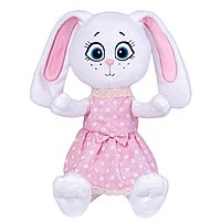 Мягкая игрушка Зайка Эмми в платье 25 см