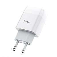 Сетевое зарядное устройство Hoco C73A, 2 USB, 2.4 А, белый