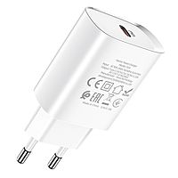 Сетевое зарядное устройство Hoco N14, Type-C PD 20 Вт, 3 А, белый