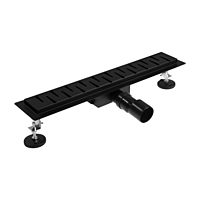 Трап TIM BAD465002BK, 500 х 70 мм, гидро+сухая защита от запаха, черный матовый