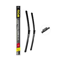 Щетка стеклоочистителя WOG 24"/600+20"/500 мм, бескаркасная, 2 шт.