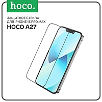 Защитное стекло Hoco A27, для iPhone 13 Pro Max, анти отпечатки, анти царапины, черная рамка