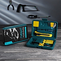 Набор инструментов "Гигант ремонта" с отверткой индикаторной, 11 предметов
