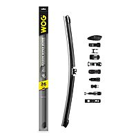 Щетка стеклоочистителя WOG 26"/650 мм, бескаркасная, 10 переходников