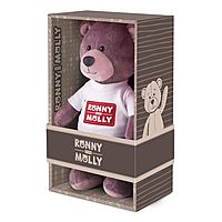 Мягкая игрушка Мишка Ронни в футболке с логотипом 21 см